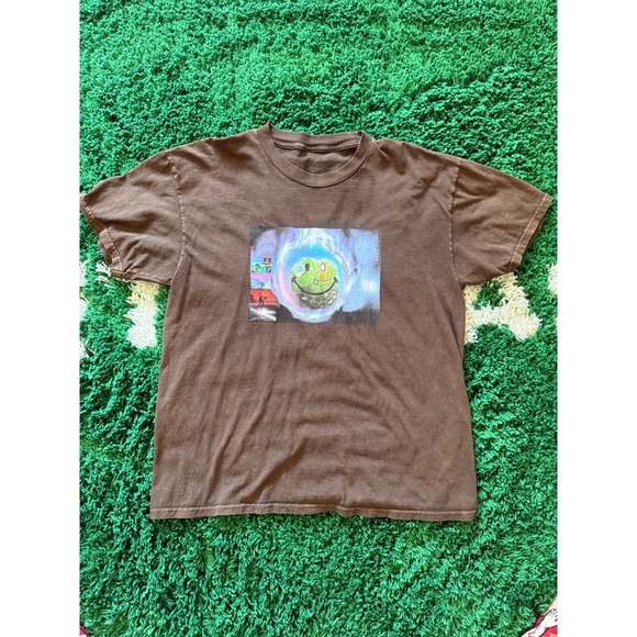 Travis Scott Other - Travis Scott Cactus Jack x Fortnite Astronomical T-Shirt Brown Graphic Mens‎ L